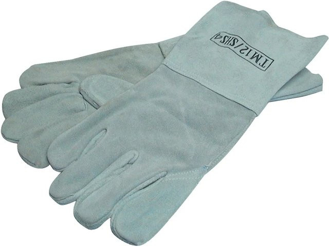 Güde Schweißhandschuhe 5-Finger aus Leder in Grau - Bild 1