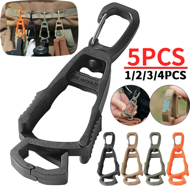 Mehrzweck-Sicherheits-Arbeitshandschuh-Clip in Beige als Anti-Drop-Handschuhhalter und Gürtelklemme für Bauarbeiter und Outdoor-Schutz - Bild 1