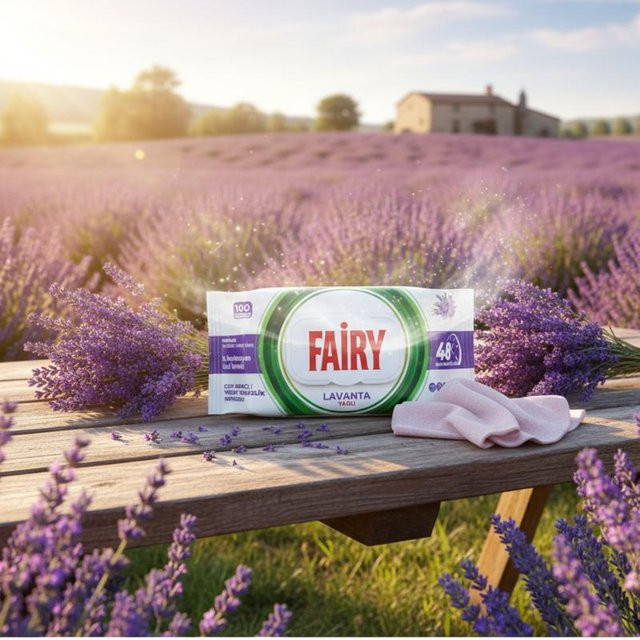 Fairy Feuchte Reinigungstücher Universal Lavendel 100 Stück - Bild 1