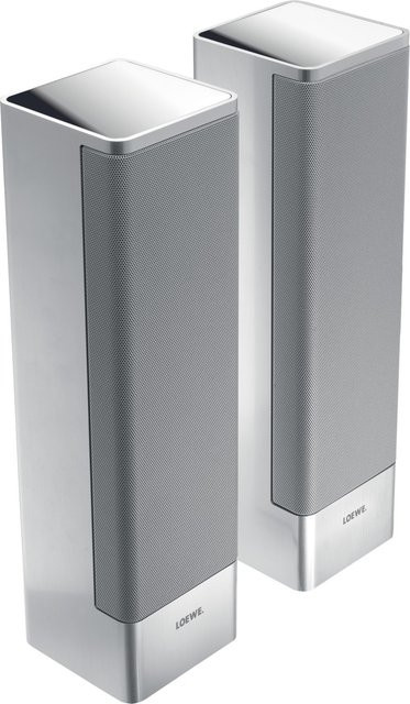 Loewe Ind. Sound Multiroom Speaker On Wall Lautsprecher Paar in Silber - Bild 1