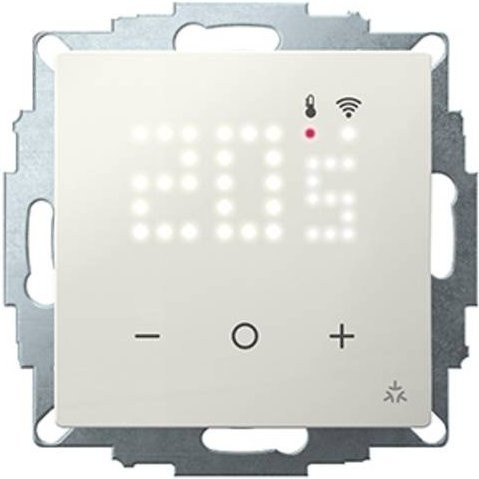 Eberle UTE 3500 Smart Home Raumthermostat Unterputz für Heizen und Kühlen in Weiß mit WiFi und App-Steuerung - Bild 1
