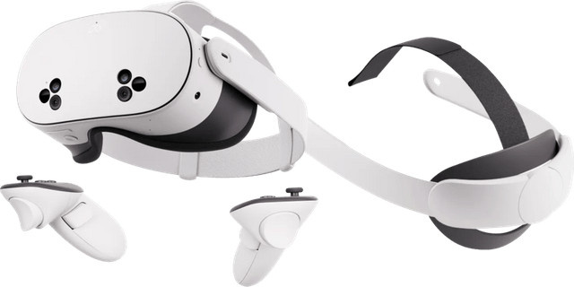 Meta Quest 3S VR-Headset 128GB mit Elite Strap in Weiß - Bild 1