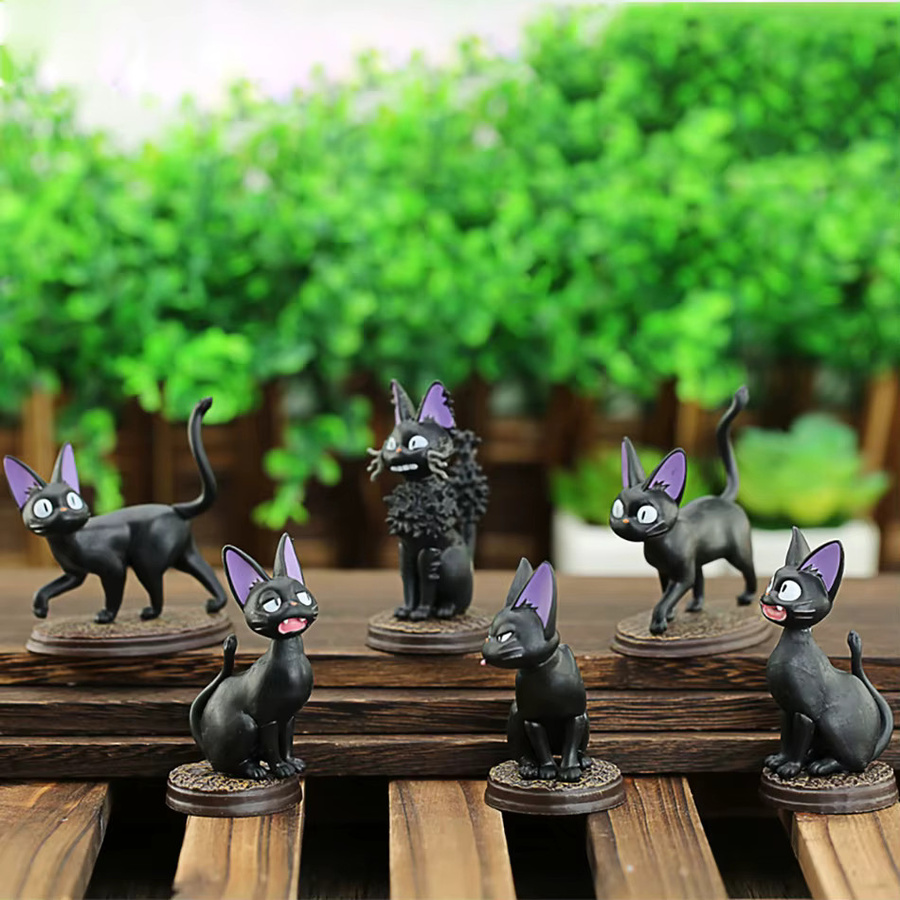 Bandai Schwarze Katze Figur, Actionfigur, 6-teiliges Set - Bild 2