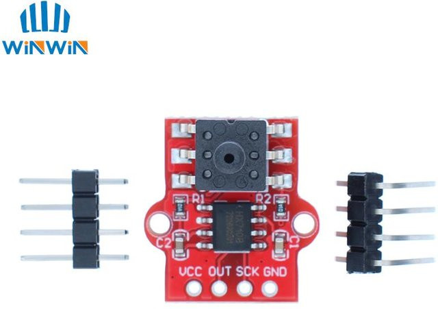 AITEWIN ROBOT Digitales Luftdrucksensormodul zur Flüssigwasserstandsregelung 0-40 kPa mit 2,5 mm Schlauch in Rot für Arduino - Bild 1