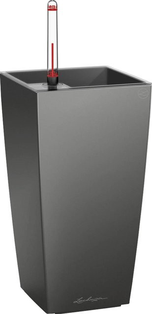 Lechuza Pflanzgefäß Cubi Tabletop Anthrazit Metallic B/T/H: 14 x 14 x 14 cm - Bild 1