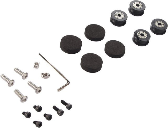 DIYelecs Universal Einstellbarer 3D-Drucker Filamenthalter für PLA, Schwarz, Einstellbereich 23-116 mm - Bild 1
