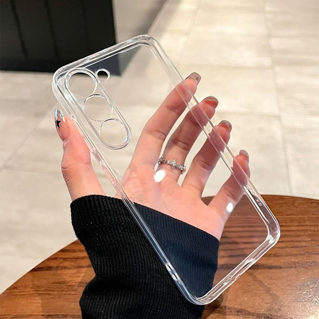 Stoßfeste transparente Silikon-Schutzhülle für Samsung Galaxy S26 S25 S24 S23 S21 FE S25 Plus Note 20 Ultra - Bild 1