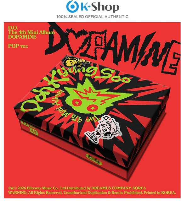 Doh Kyung Soo 4. Mini-Album DOPAMINE Standard-Version POP Version - Bild 1