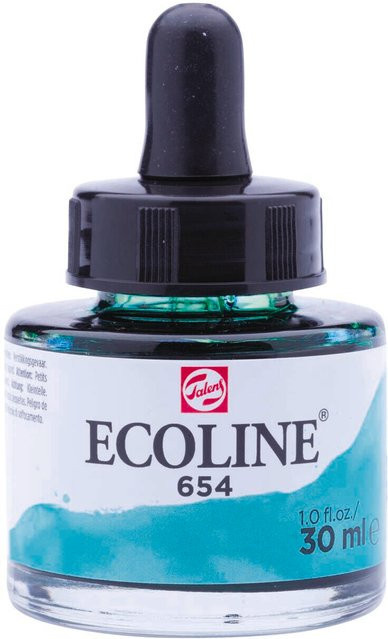 ECOLINE Flüssige Wasserfarbe Tannengrün 30 ml - Bild 1