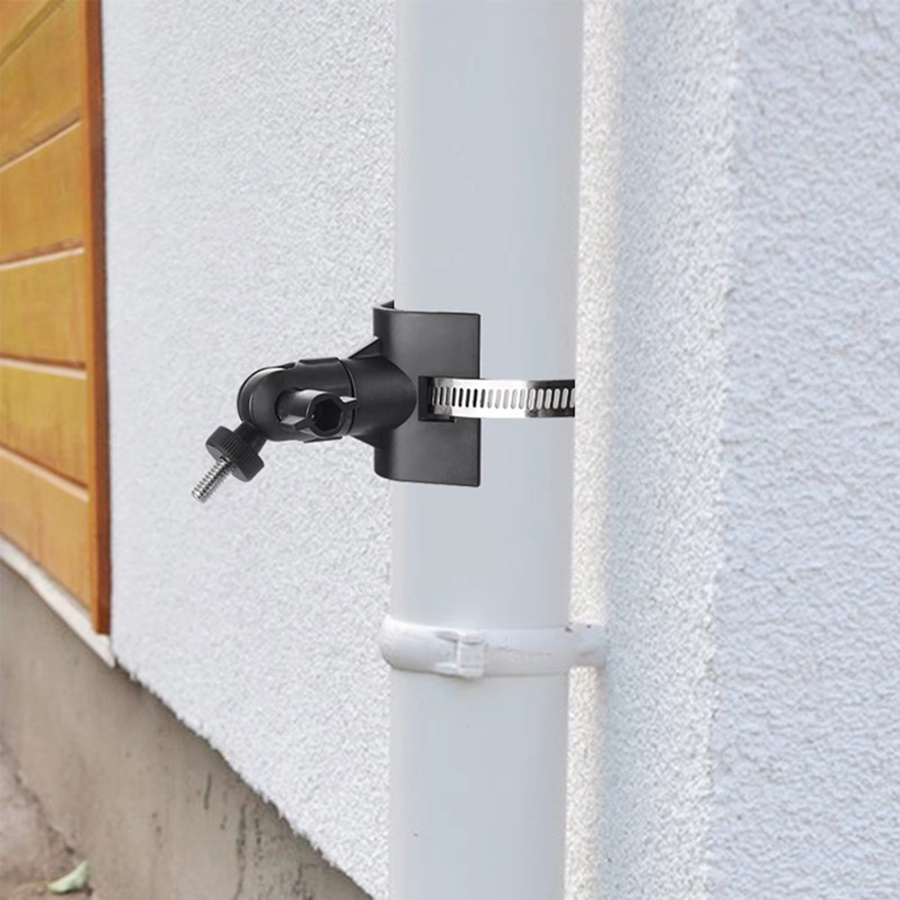 Reolink Edelstahl-Schlauchklemme Rohrmontagehalterung für Batteriekameras Argus 2 Pro Eco Go Go PT 3 3 Pro in Schwarz - Bild 2