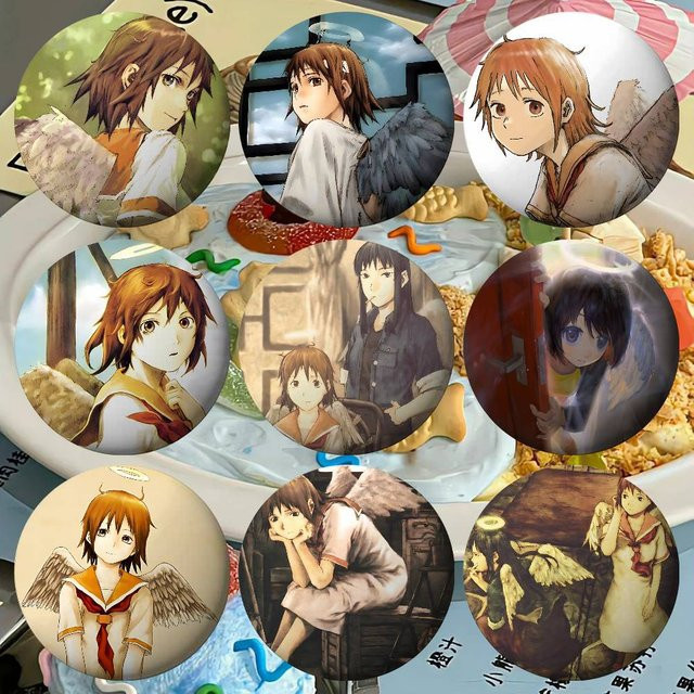 Brosche Anime Haibane Renmei, Metall, Unisex - Bild 1