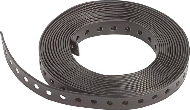LUX-TOOLS Lochband Kunststoffummantelt Grau 19 mm x 5 m - Bild 1