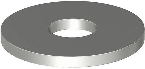 OBO Bettermann Unterlegscheibe M8 aus Edelstahl, Durchmesser: 40 mm, 100 Stück - Bild 1