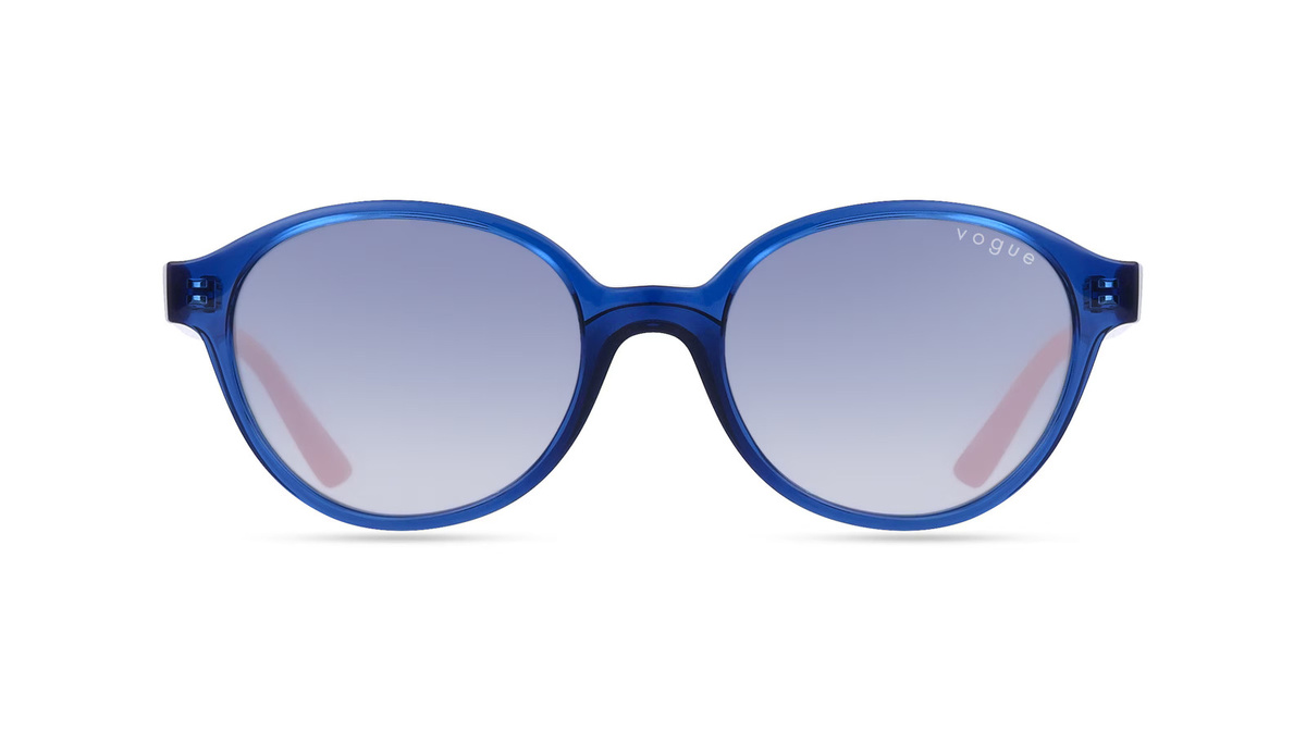 Vogue VJ2007 Sonnenbrille, Vollrand, Oval, Kunststoff, Unisex, blau - Bild 1