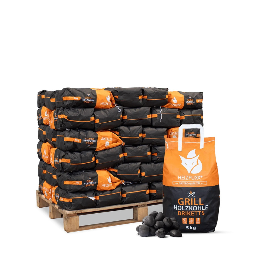 Heizfuxx Grillbriketts 300 kg (60 x 5 kg) - Bild 2