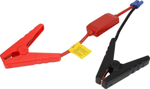 Universelle 12V Starthilfe Krokodilklemmen mit EC5 Stecker für Auto und Lkw in Rot und Schwarz - Bild 1