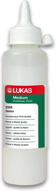 Lukas Gesso Malmittel für die Grundierung Weiß 250 ml - Bild 1