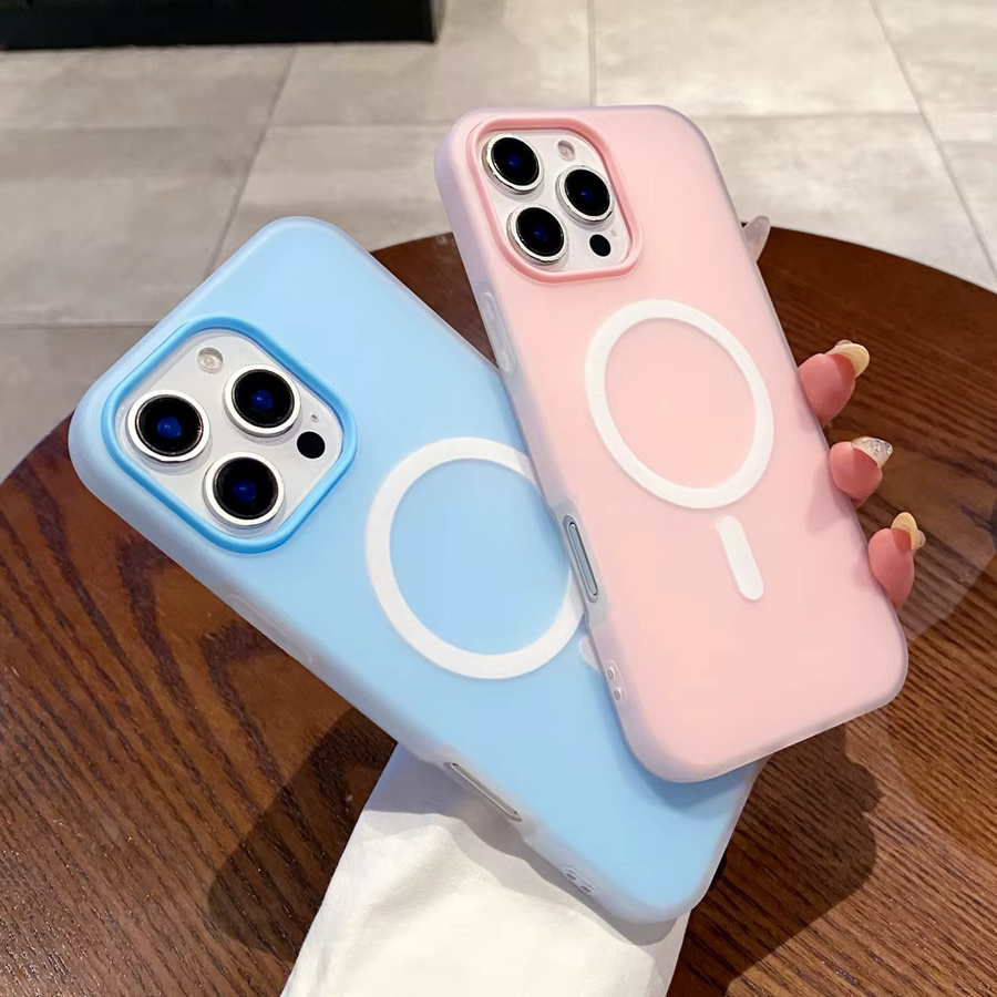 2-in-1 Gelee-Magnethülle für Apple iPhone 11 bis 17 Pro Max Air Plus, stoßfeste Schutzhülle mit kabellosem Laden, Farbe: Weiß - Bild 2