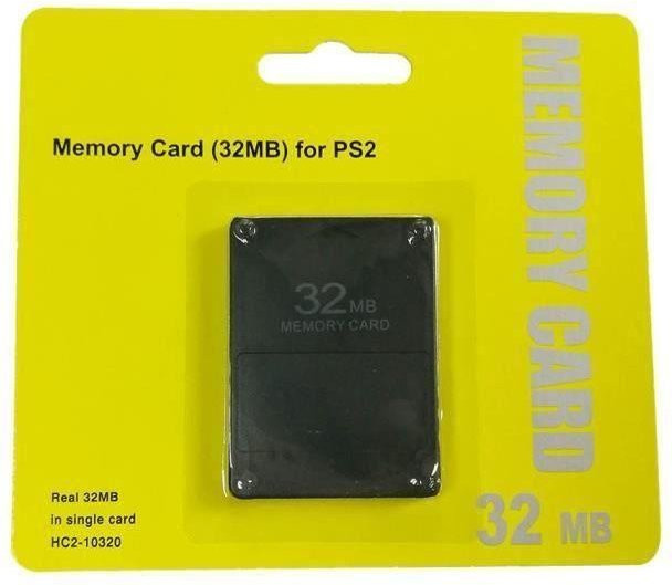 Sony Speicherkarte für PlayStation 2 PS2, 32 MB, Schwarz - Bild 1