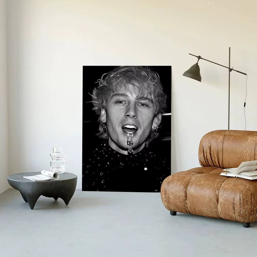 MGK Machine Gun Kelly Poster Aufkleber wasserfeste Wandkunst für Wohnzimmer und Schlafzimmer - Bild 6