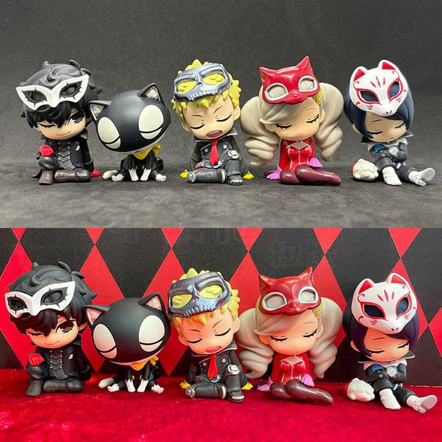 Bandai Persona 5 The Royal Schlafende Schulter-Minifiguren, 5-teiliges Set - Bild 1
