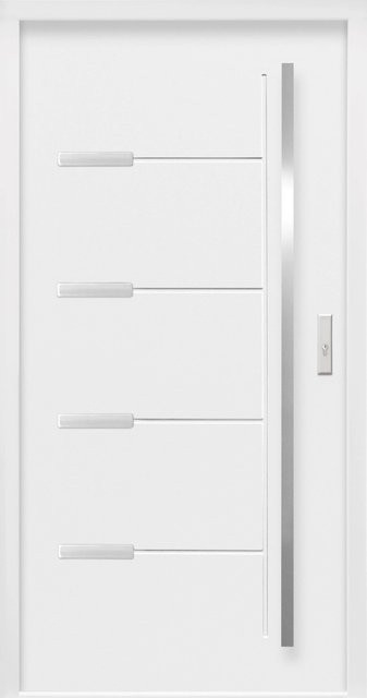 Haustür Thermospace Oslo Prime in Weiß mit Rechtsanschlag, B: 110 cm, H: 210 cm - Bild 1