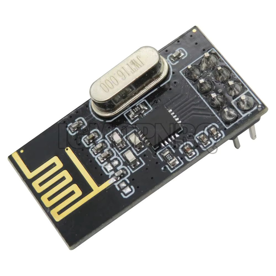 NRF24L01 2,4 GHz Drahtloses Datenübertragungsmodul Upgrade-Version für Arduino in Schwarz - Bild 2