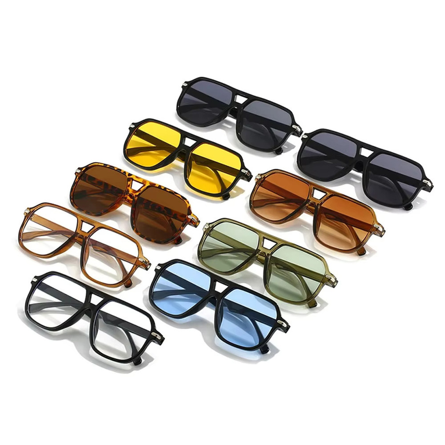 Sonnenbrille Aviator, Vollrand, Schwarz, Unisex - Bild 4