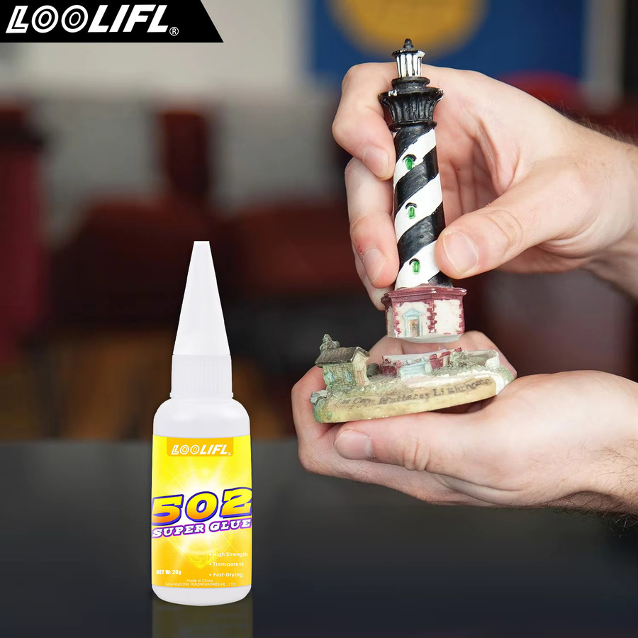 LOOLIFL 502 Industrieller Sofortkleber, transparent, hochfest und schnell bindend für Metall, Kunststoff, Glas und Elektronik - Bild 3
