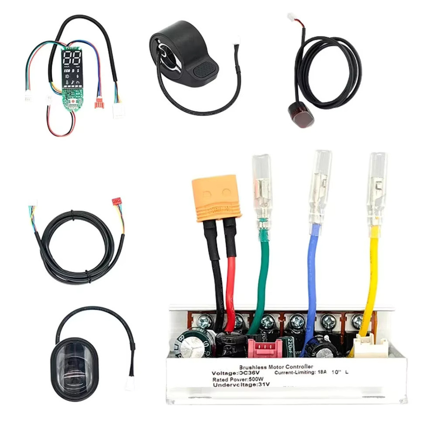 Xiaomi Controller und Beschleunigerset mit LED-Anzeige für M365 Elektroroller, 36V 500W für präzise Geschwindigkeitsregelung - Bild 1