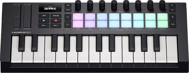 Novation Launchkey Mini 25 MIDI-Keyboard in Schwarz - Bild 1