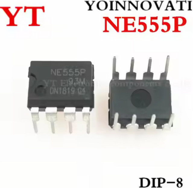 YOINNOVATI NE555P NE555N NE555D Timer-IC in Schwarz - Bild 1