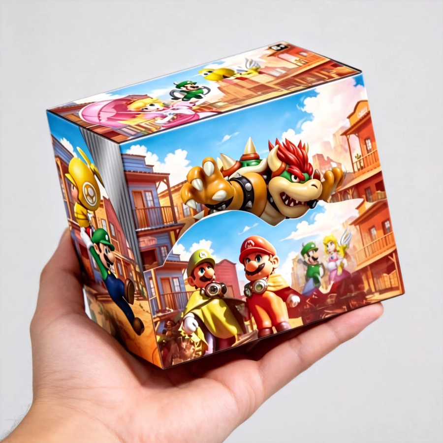 Bandai Super Mario Sammelkarten, Nachfüllpackung, 36-teiliges Set, englisch, ab 6 Jahren - Bild 3