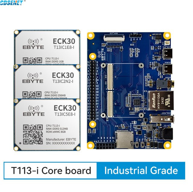 CDSENET T113-i Core Board Linux BTB 1.2G Dual-Core ARM A7 RISC-V DSP Multi-Core Heterogene Low Power Industrial Grad - Bild 1