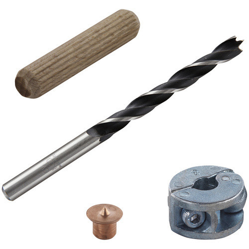Wolfcraft Dübel-Set 2917000 für Holz und Metall in Beige und Schwarz mit 8 mm Durchmesser - Bild 3