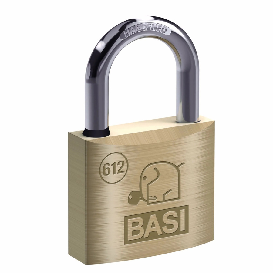 BASI Vorhangschloss VHS 612 mit Wasserstop, Messinggehäuse in Gold, Breite: 60 mm - Bild 2