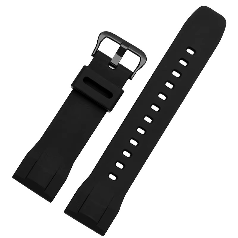 Casio Uhrenarmband Silikon, Schwarz, 24 mm - Bild 4