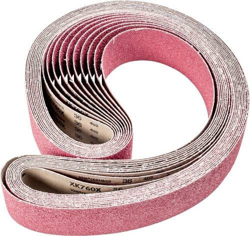 PFERD Schleifband Keramikkorn CO 36 für Bandschleifer, Farbe: Rot, B/L: 7,5 x 2000 mm, 10 Stück - Bild 1