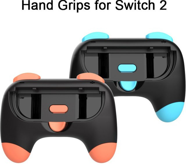 DIXSG 2er Set Controller-Griffe für Switch 2 JoyCon in Multicolor - Bild 1