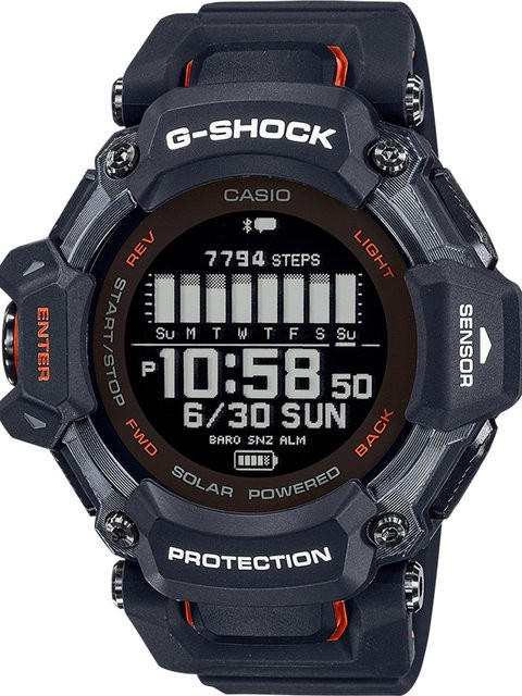 Casio Smartwatch, Digitaluhr, Kunststoff, Schwarz, 53 mm, Herren - Bild 1
