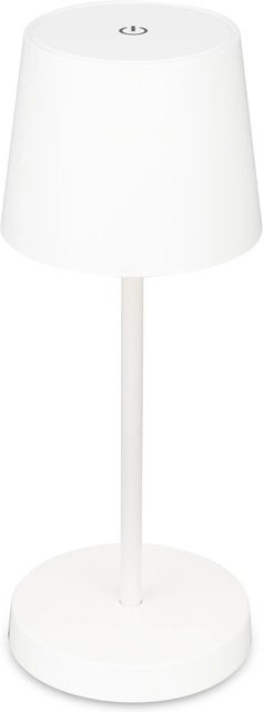 Brilo Akku Tischleuchte Piha LED dimmbar Touch Weiß Höhe: 26 cm - Bild 1
