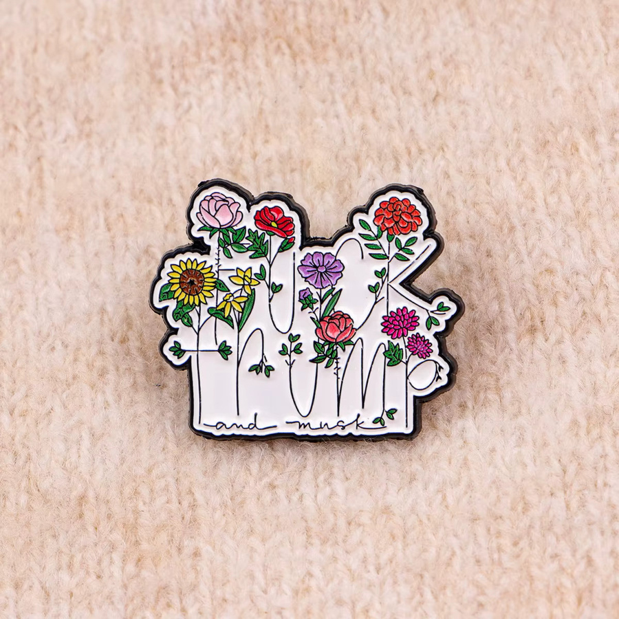 MJMJAAK Brosche Emaille, Blume, Cartoon, Unisex - Bild 2