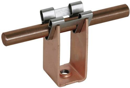 DEHN Leitungshalter 207037 LH DG 8 H32 IGM6 CU aus Edelstahl in Braun - Bild 1