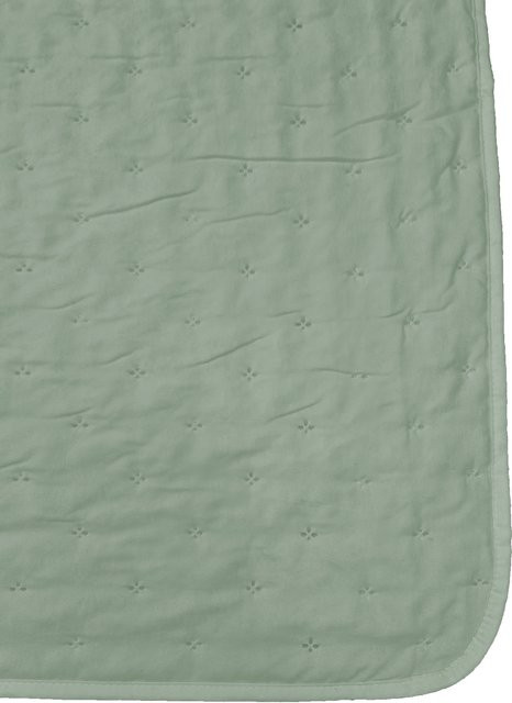 Tagesdecke ARLES von ibena, grün/mehrfarbig, gepunktetes Design aus Polyester, B/T: 140 x 210 cm - Bild 1