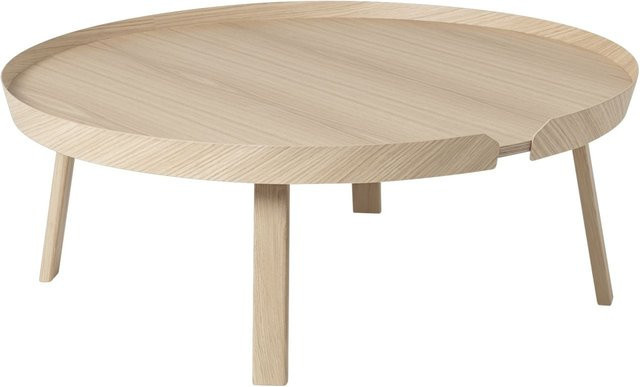 Muuto Around Tisch XL in Holzoptik Rund in Beige und Braun - Bild 1