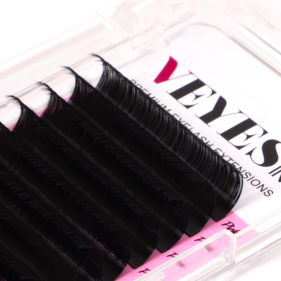 Veyes Inc Wimpernverlängerung, matt, 8–20 mm, Black - Bild 3