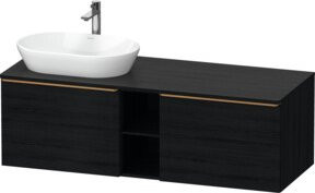 Duravit Waschtischunterschrank D-Neo in Eiche matt, Wandhängend, B/T/H: 140 x 55 x 45,9 cm - Bild 1