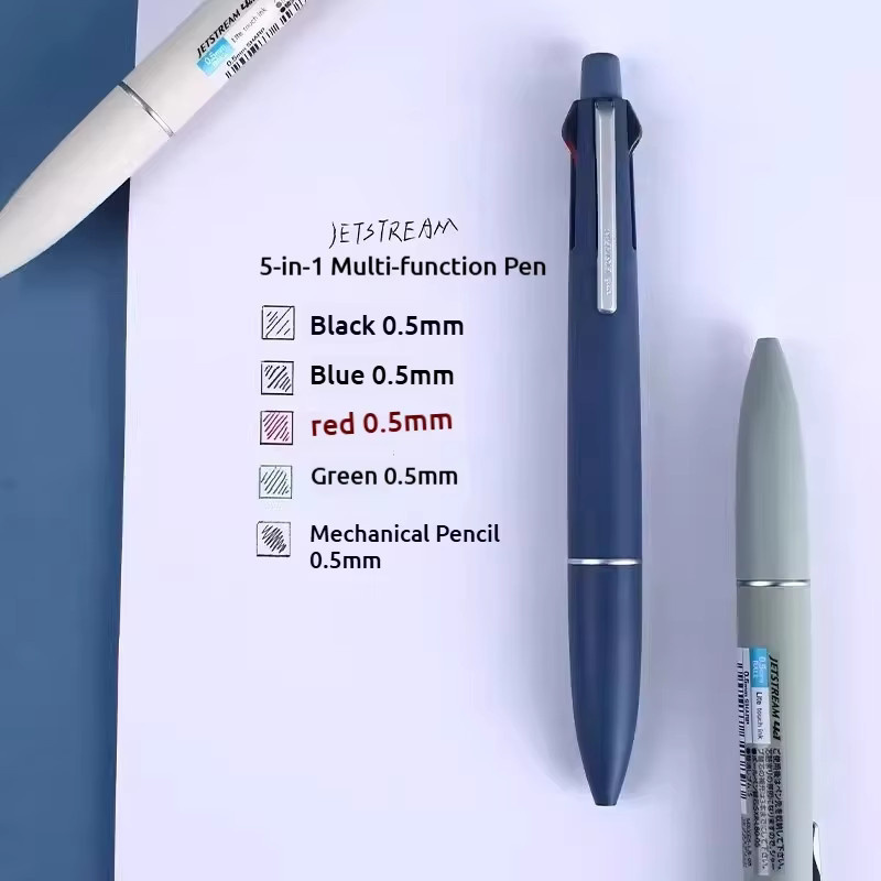 Uni Jetstream 4 & 1 Kugelschreiber MSXE5LS05 Multifunktions-Stift mit 4 Farben und Druckbleistift Lite Touch - Bild 4