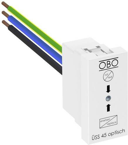 OBO Bettermann Überspannungsschutzgerät 6117473 ÜSS 45-O-RW in Weiß mit 2.5 kA - Bild 1