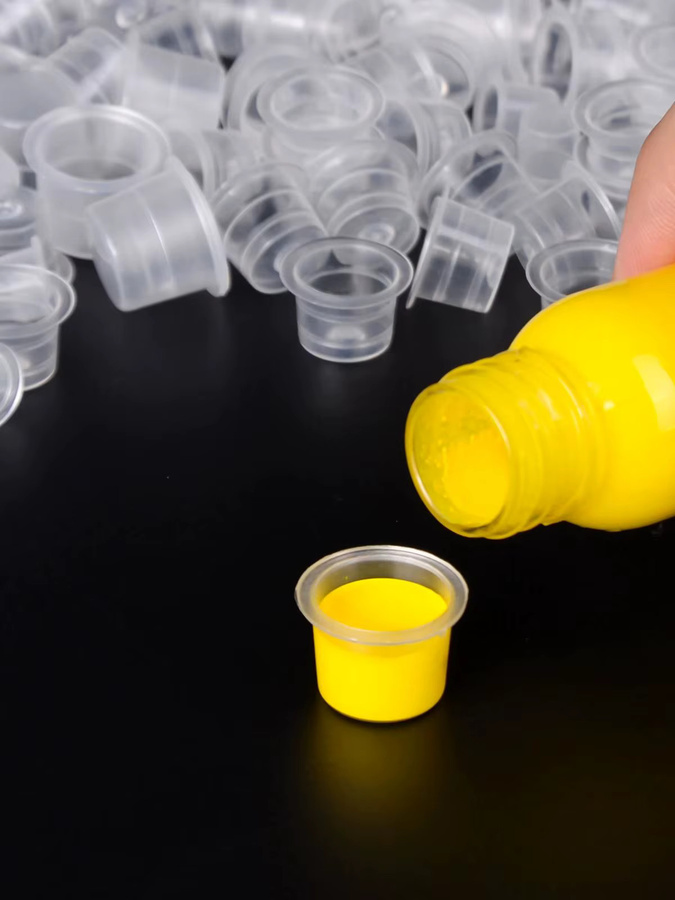POSEIDON Tattoo Ink Cups, 1000 Stück, Kunststoff Einweg Container - Bild 6